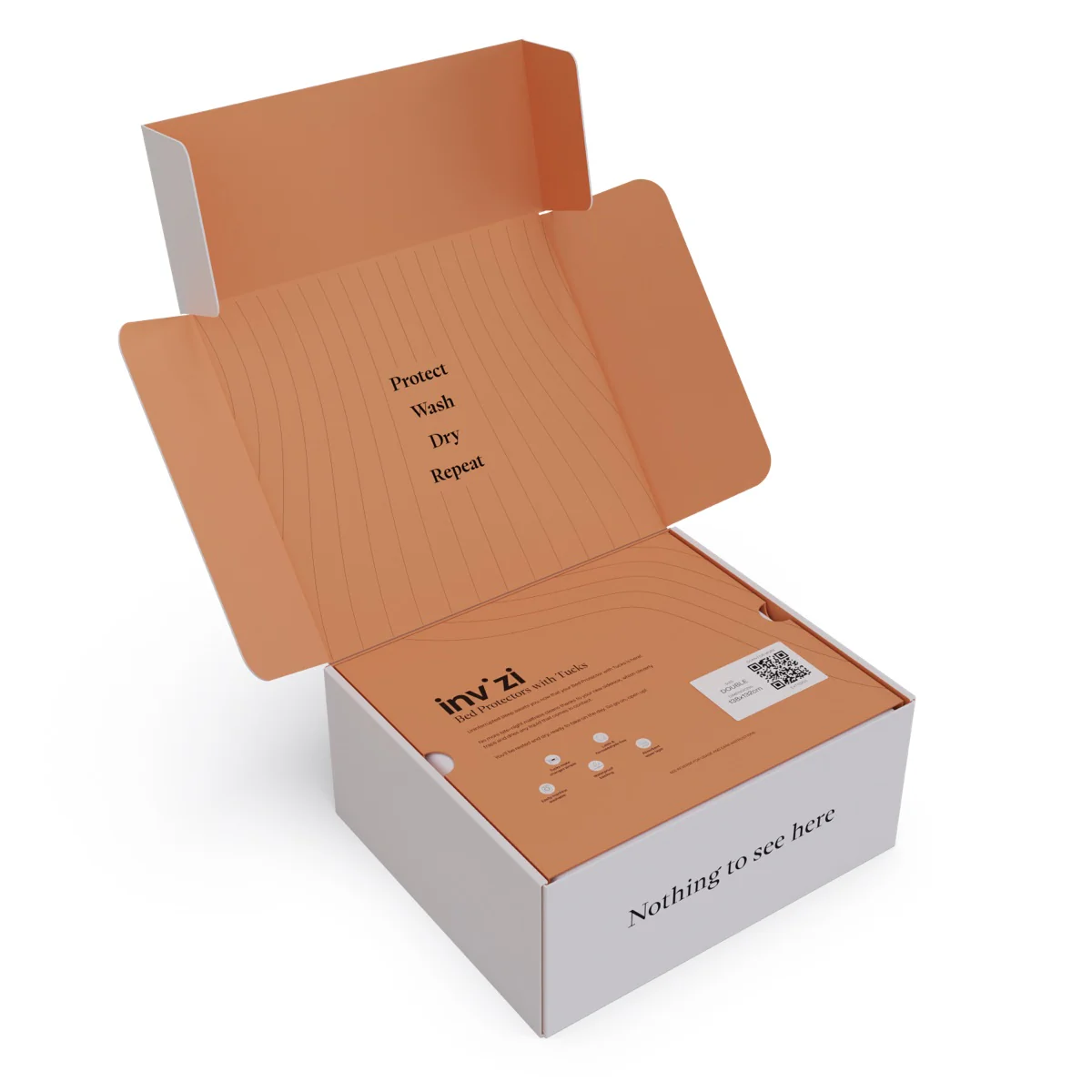 Invizi Waterproof Absorbent Bed Protector with Tucks - Twin-Pack - Image 5